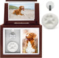 Pet Memorial Urn Keepsake Box for Dogs & Cats w/ Paw Print Kit & Album