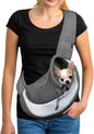 Pet Sling Carrier Adjustable Breathable Hands Free Small Dog Cat Travel