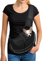 Pet Sling Carrier Adjustable Breathable Hands Free Small Dog Cat Travel