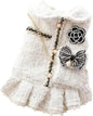 Princess Dog Dress | Lolita Tweed Coat Outfit for Small Dogs & Puppies
