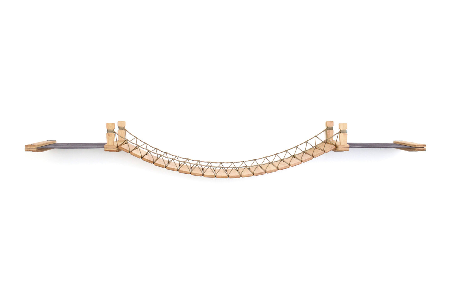 Double Cat Hammock and Climbing Bridge Combo