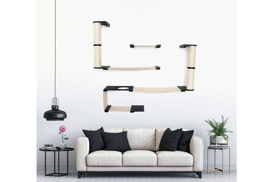 The Roman - A Wall Mounted Cat Scratcher Tree