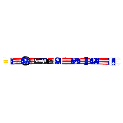 Red, White, & Bark Classic Collar