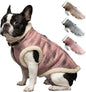 Retro Aviator Dog Jacket Faux Leather Sherpa Coat XS-3XL Winter