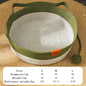 Handwoven Rattan Cat Bed – Cozy, Scratch-Resistant & Washable