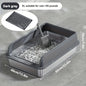 KEMORELA Stainless Steel Cat Litter Box with Lid | Enclosed High-Sided