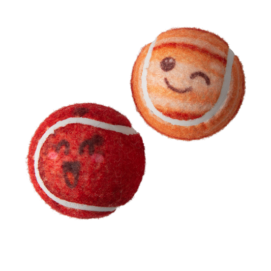 Behind Mars 2pk Tennis Squeaky Balls