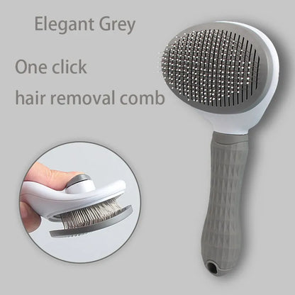 Pet Dog Hair Brush & Cat Comb | Deshedding Grooming Brush for Dogs & Cats
