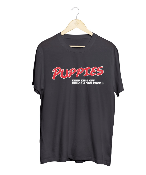 Puppies Keep Kids Off Drugs and Alcohol| Uni-Sex Crewneck Tee