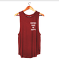 Puppies Make Me Happy Motto Sleeveless Top | Classic Gift for Dog Moms | Made in USA