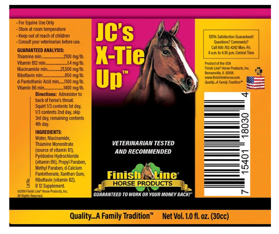 Finish Line Gel Joint Care For Horse 1 oz.