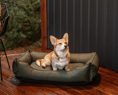 Waterproof Sleeper Dog Bed Green