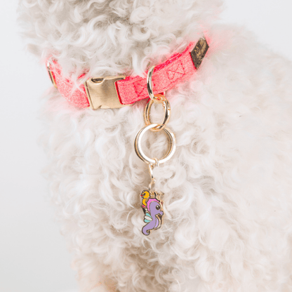 Summer Drink & Seahorse Pet Charm Set