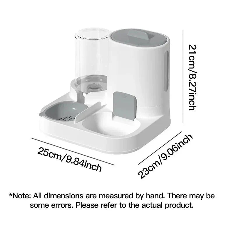 1-Pack Automatic Cat Water Dispenser & Feeder – Large Capacity Spill-Proof