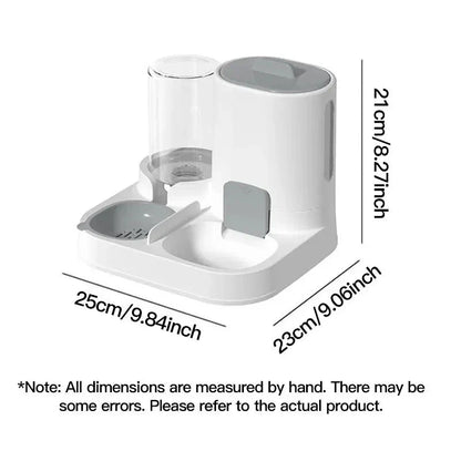 1-Pack Automatic Cat Water Dispenser & Feeder – Large Capacity Spill-Proof