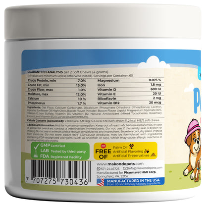 Dog Postnatal & Lactation Nutrition | 120 Soft Chews