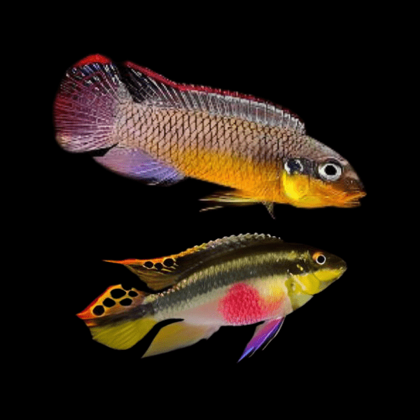 Kribensis cichlids (Pelvicachromis pulcher)