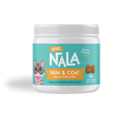 Cat Skin Coat Health Supplement, 3.2-oz, 90 Soft Chews