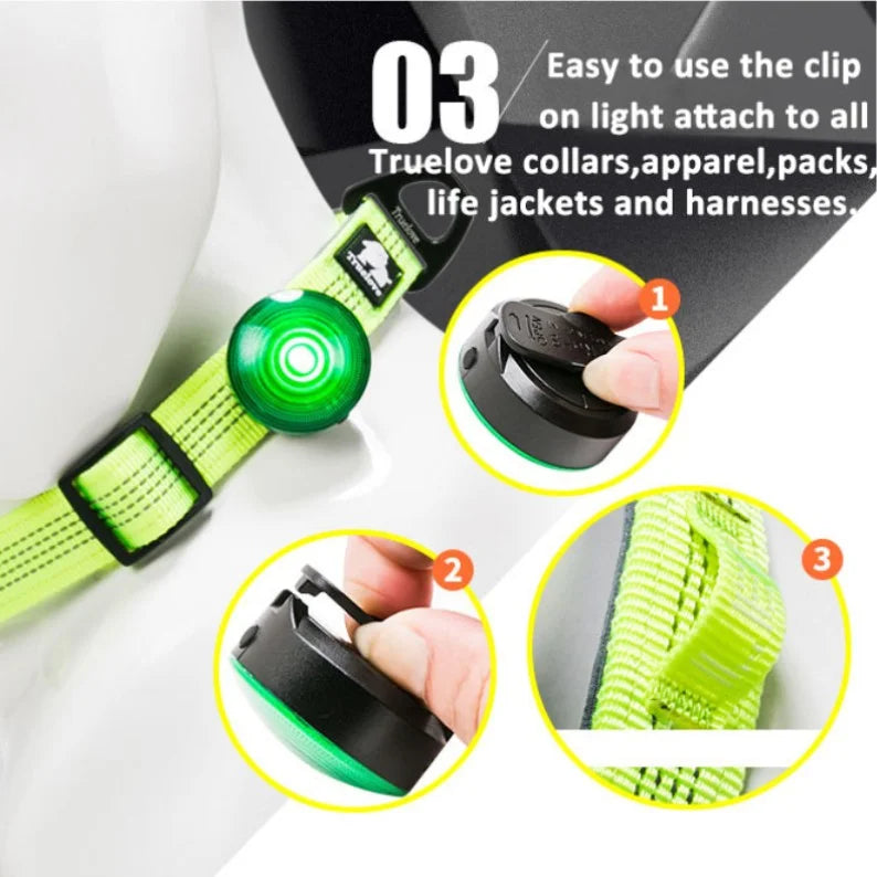 TrueLove LED Clip Dog Safety Light TLD19101