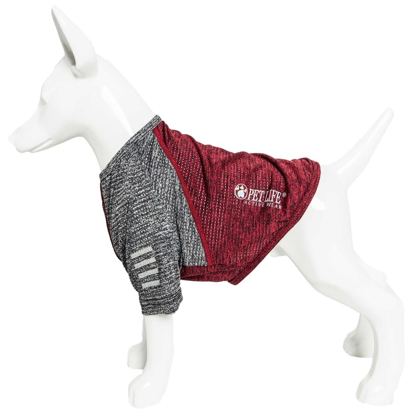 Pet Life ® Active 'Hybreed' 4-Way-Stretch Fitness Performance Dog T-Shirt