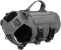 Tactical Dog Harness 6 Buckle No Pull MOLLE Vest Adjustable 3/4 Coverage