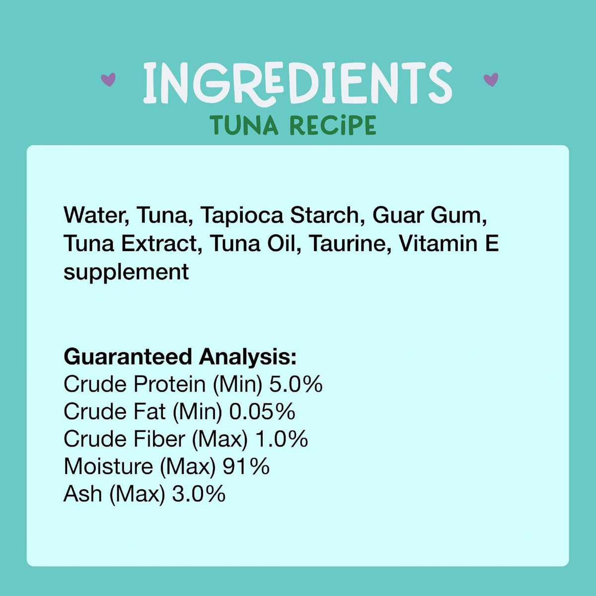 Tuna Recipe Cat Treats, Pack of 4