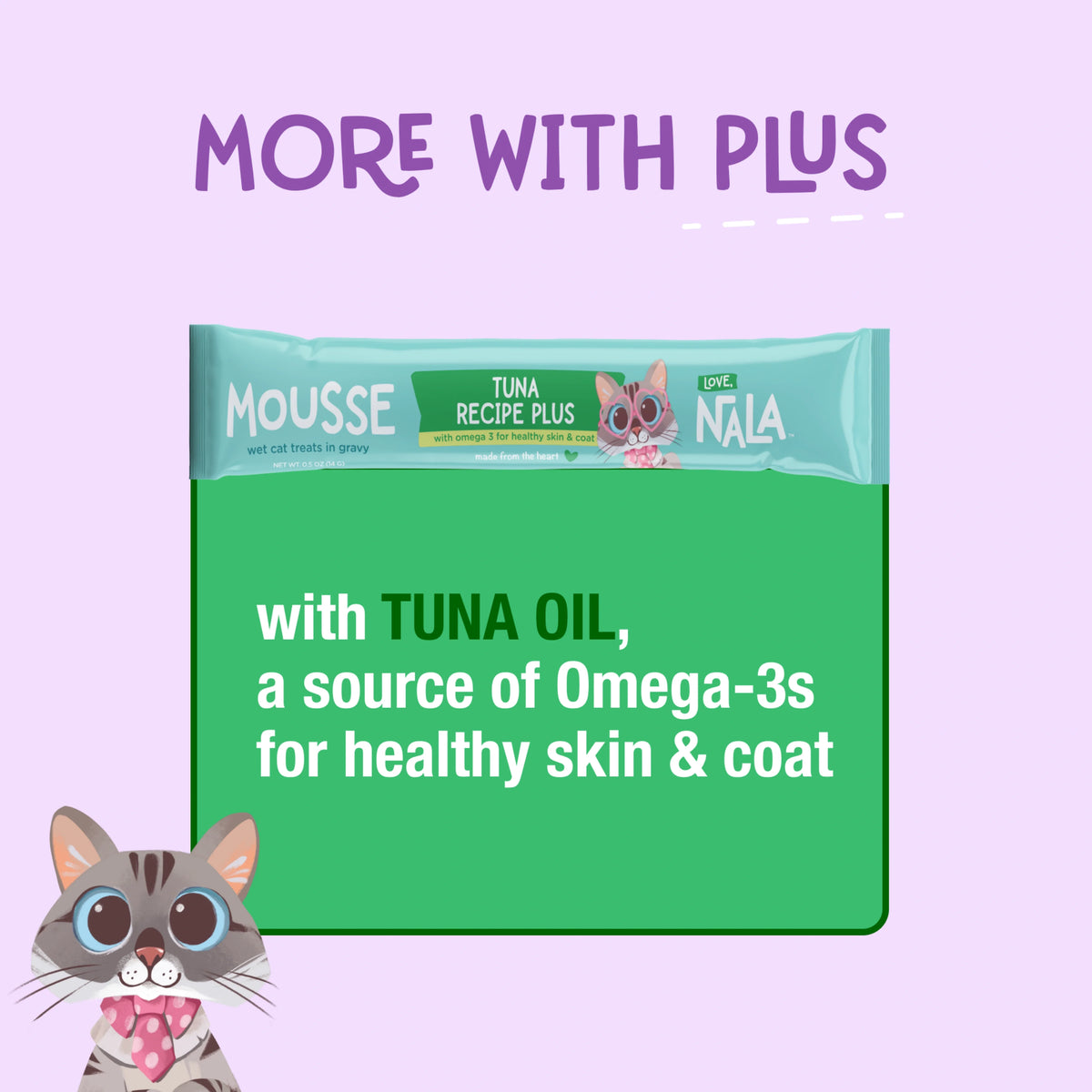 Tuna Recipe Plus Cat Treats, Pack of 4