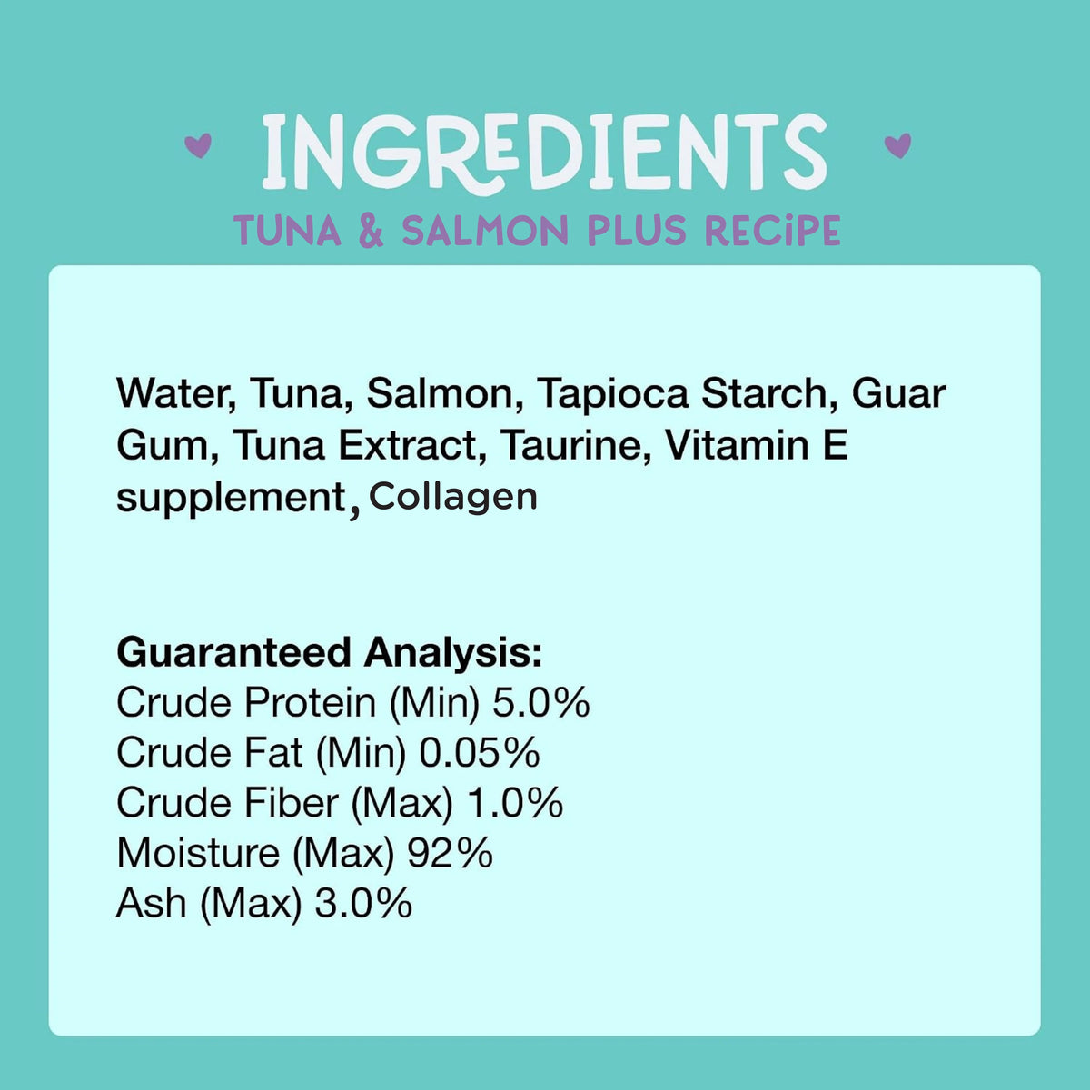 Tuna & Salmon Recipe Plus Cat Treats, Pack of 4