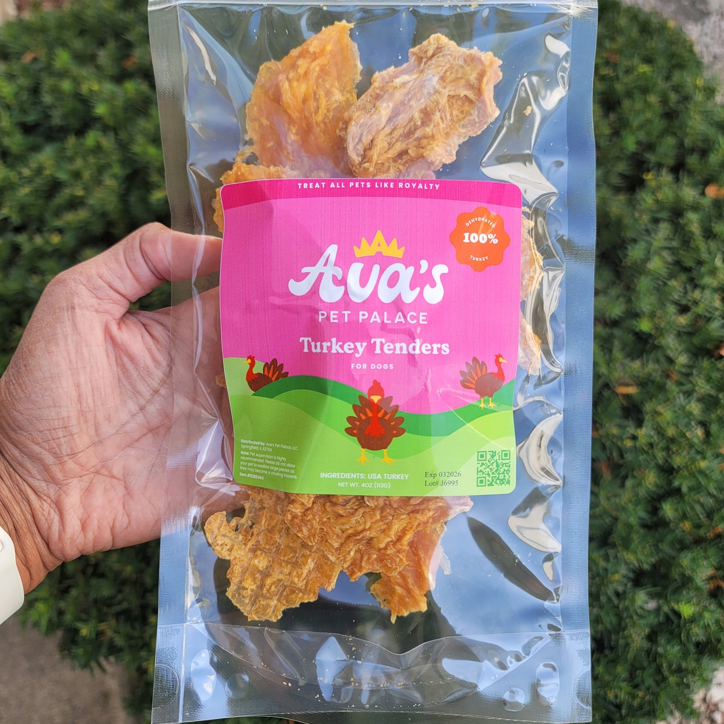 Turkey Breast Jerky Dog Treats - Turkey Tenders