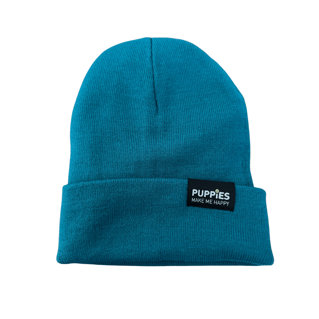 Puppies Make Me Happy Hipster Beanie | Gift for Dog Lovers | 5 Colors