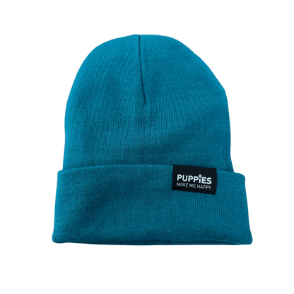 Puppies Make Me Happy Hipster Beanie | Gift for Dog Lovers | 5 Colors