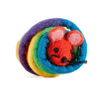 Catch a Mouse by the Tail - Wool Cat Toy