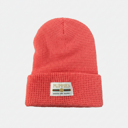 Pup Lux Gold Label Waffle Beanie | Best Gift for Dog Lovers | 10 Colors
