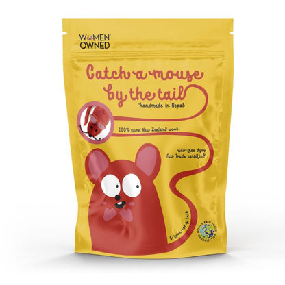 Catch a Mouse by the Tail - Wool Cat Toy