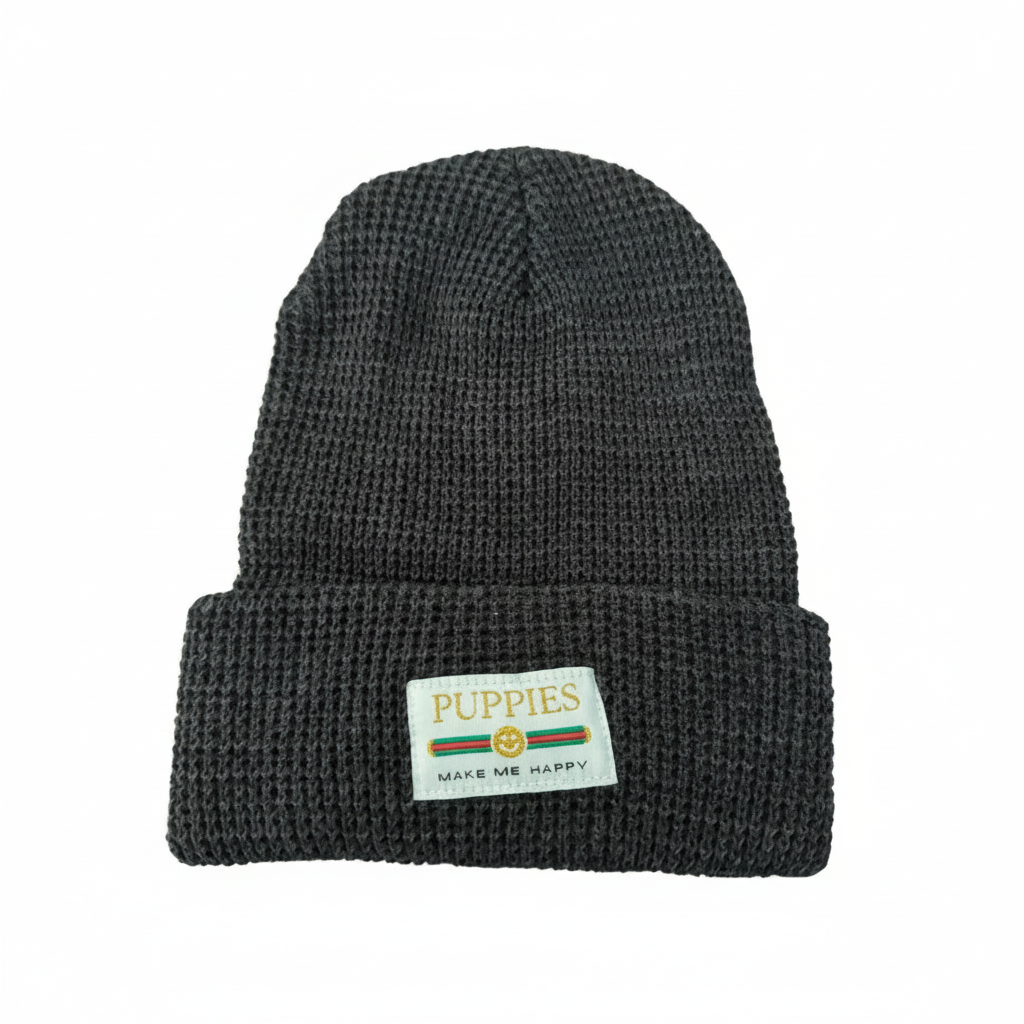 Pup Lux Gold Label Waffle Beanie | Best Gift for Dog Lovers | 10 Colors