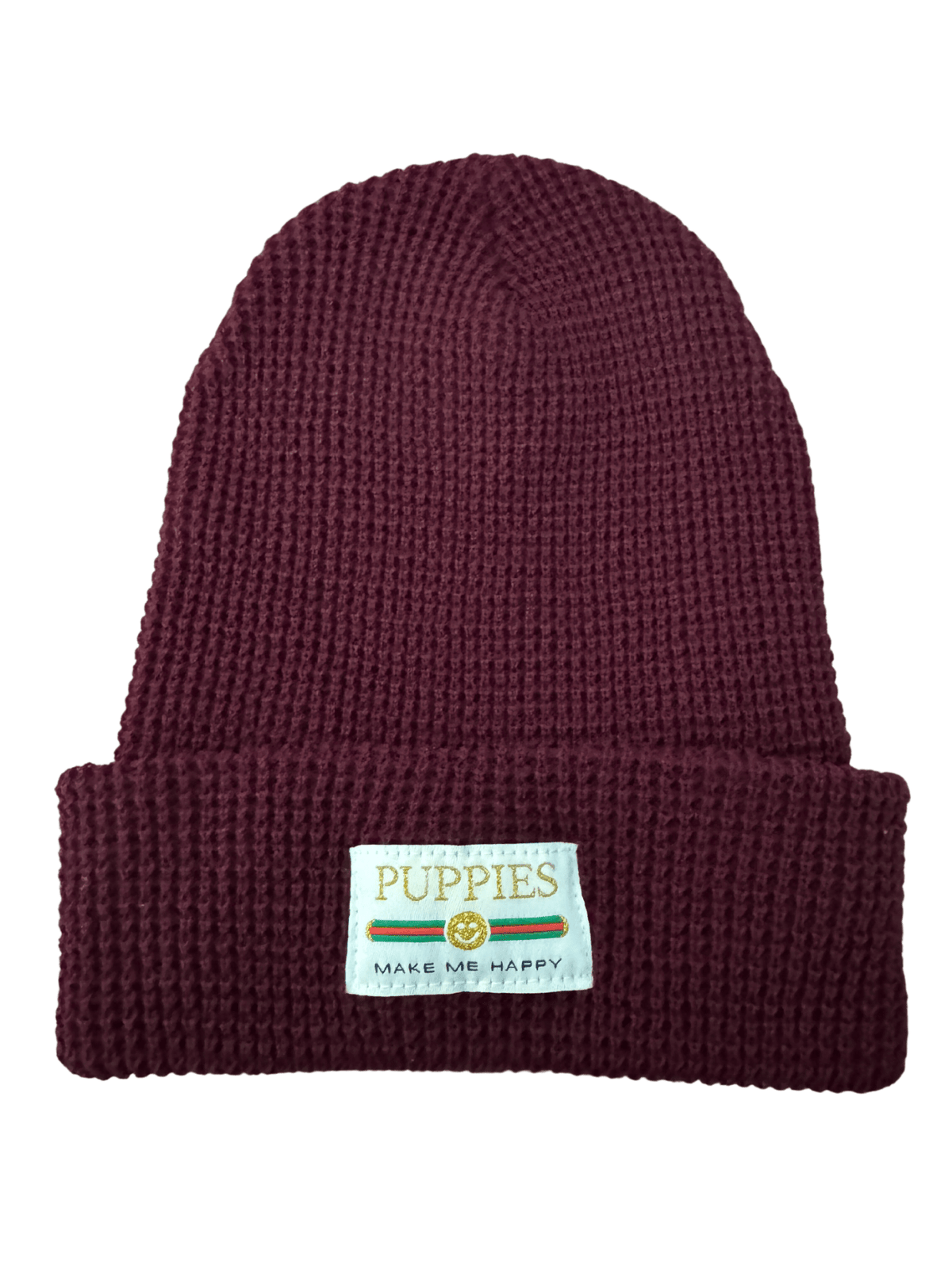 Pup Lux Gold Label Waffle Beanie | Best Gift for Dog Lovers | 10 Colors