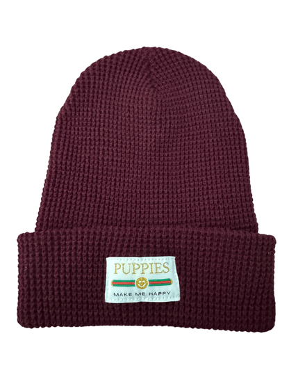 Pup Lux Gold Label Waffle Beanie | Best Gift for Dog Lovers | 10 Colors