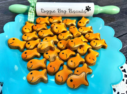 “GO FISH™” Gift Set — Certified Lookie-a-Tookie™ Canine Cookies, Bite-Size Dog Treats 🎣🐾