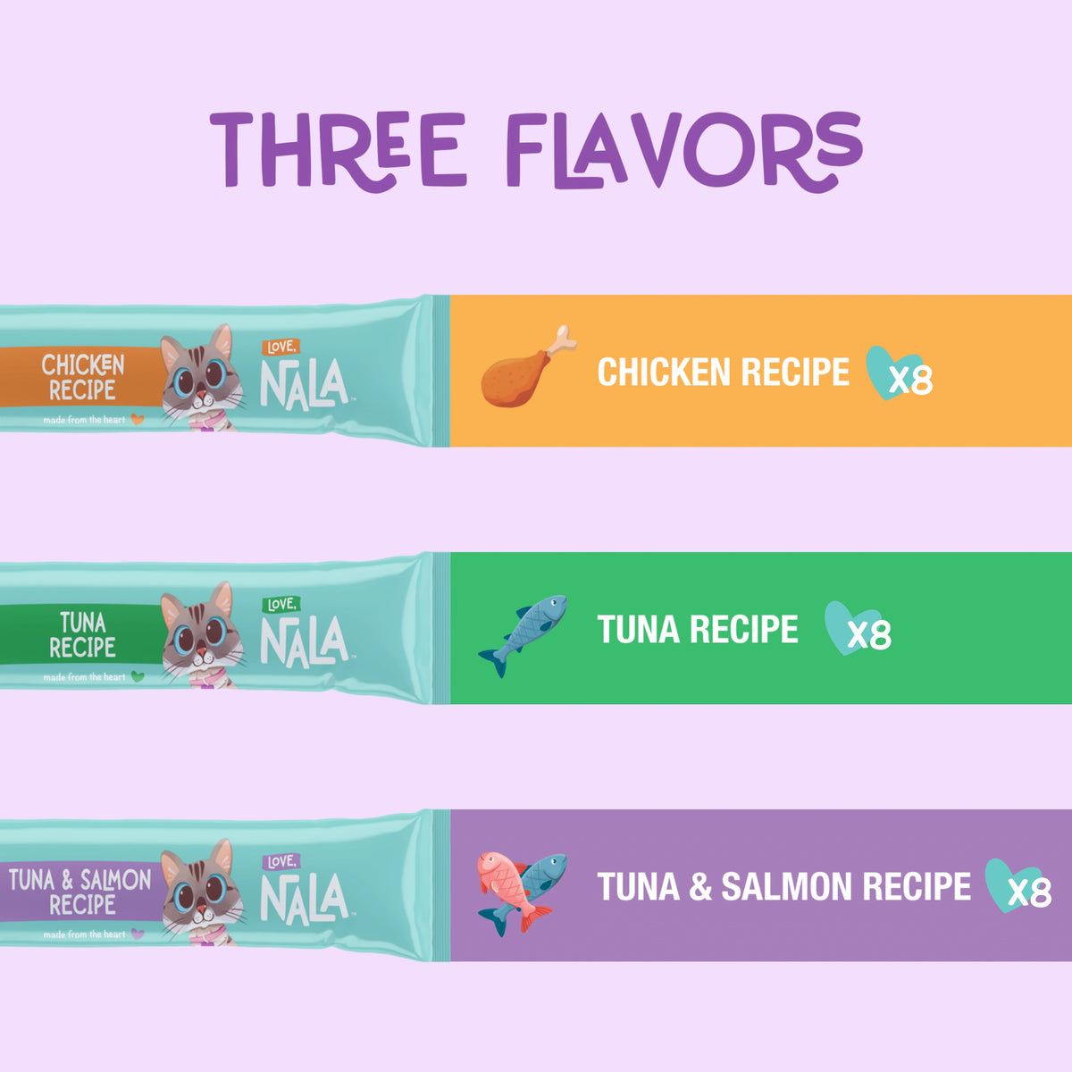 Variety Pack Mousse Treats recipes, Pack of 24 Tubes