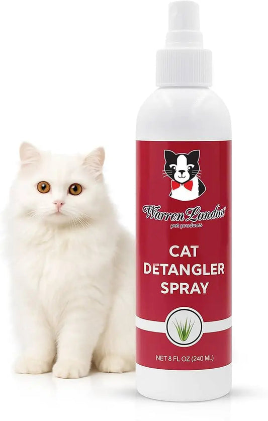 Warren London Fragrance-Free Cat Detangler Spray – Leave-In Conditioner 8oz