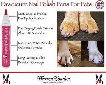 Warren London Ultimate Dog Spa Gift Box 8-Piece Grooming & Pampering Kit