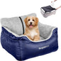 Washable Pet Car Seat Booster for Small Dogs & Cats, Oxford Fabric