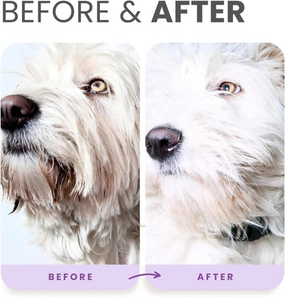 Whitening Dog Shampoo & Leave-In Conditioner Detangler Odor Control Set