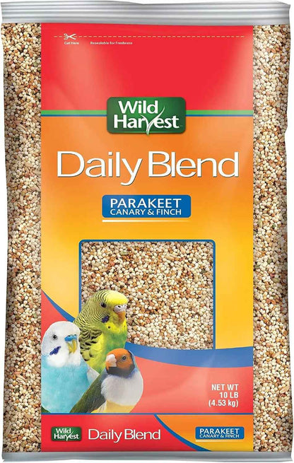 Wild Harvest Daily Blend Bird Food for Parakeet, Canary & Finch
