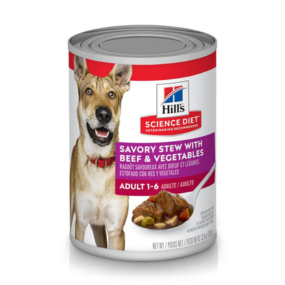 Science Diet Adult Savory Stew with Beef & Vegetables (12.8oz)