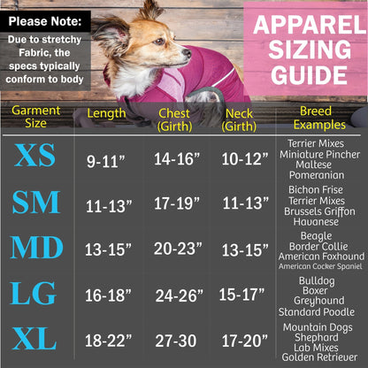Pet Life ®  Active 'Fur-Breeze' Medium-weight 4-Way-Stretch Full Body Hooded Dog Yoga sweater