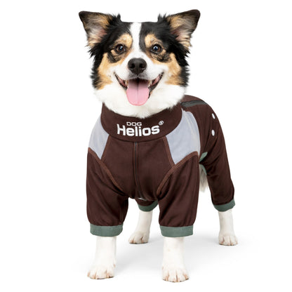 Dog Helios ® 'Tail Runner' Lightweight 4-Way-Stretch Breathable Yoga Dog Tracksuit