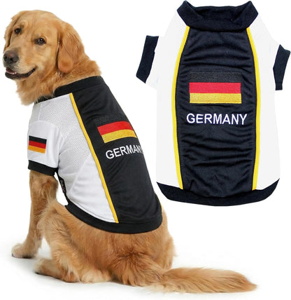 Parisian Pet Soccer Jersey for Dogs – Breathable Mesh Team Jersey, XS–5XL