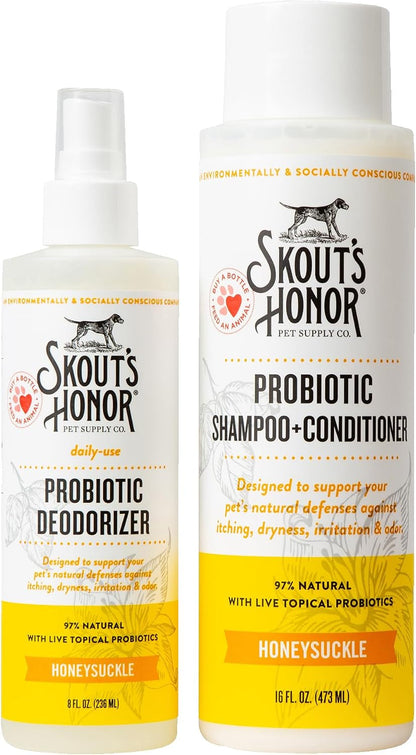Happy Puppy Probiotic Grooming Bundle – Shampoo, Conditioner & Deodorizer