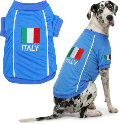 Parisian Pet Soccer Jersey for Dogs – Breathable Mesh Team Jersey, XS–5XL